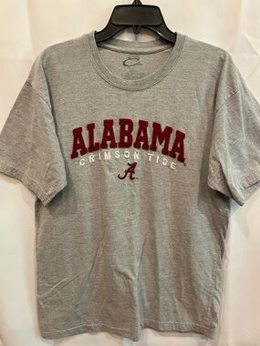 Alabama Crimson Tide Short Sleeve Tee - Gray/Crimson